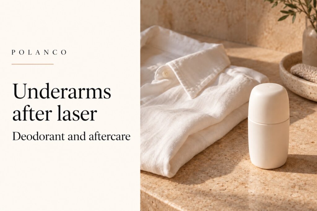 Cover image for the guide: Deodorant after underarm laser hair removal: what to check