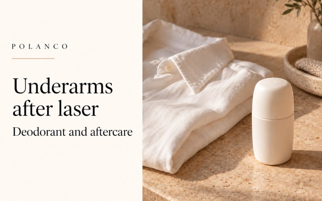Deodorant after underarm laser hair removal: what to check · Illustrative cover