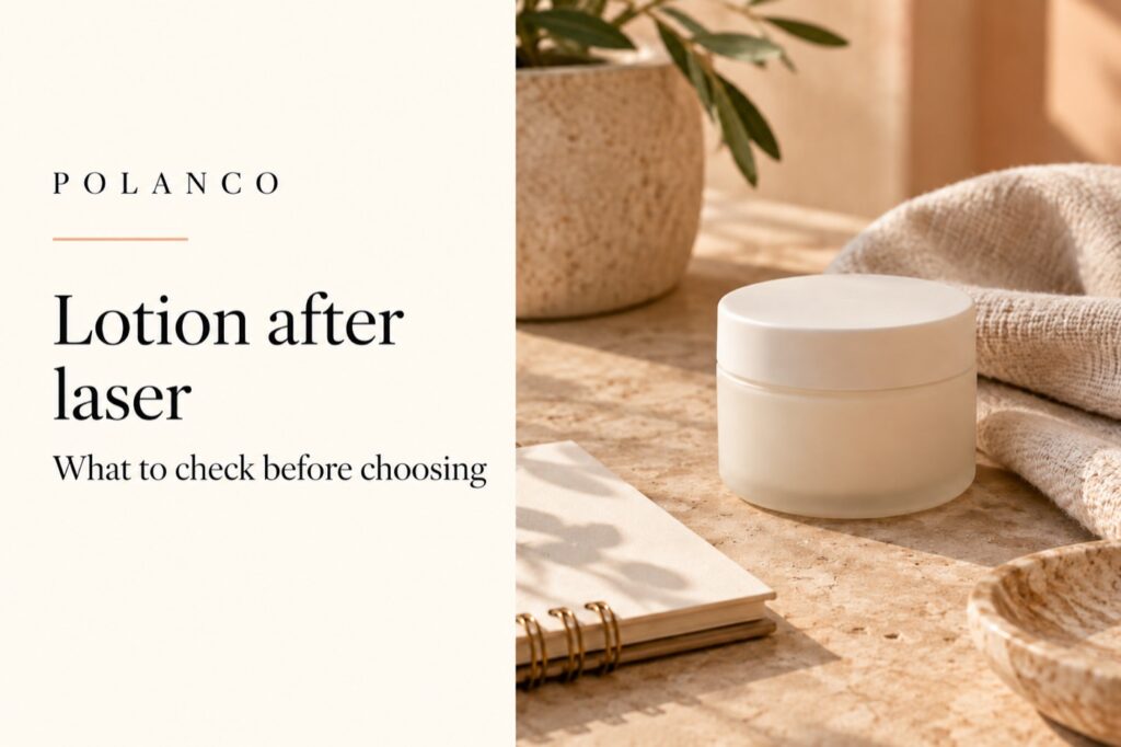 Cover image for the guide: Lotion after laser hair removal: what to ask before choosing