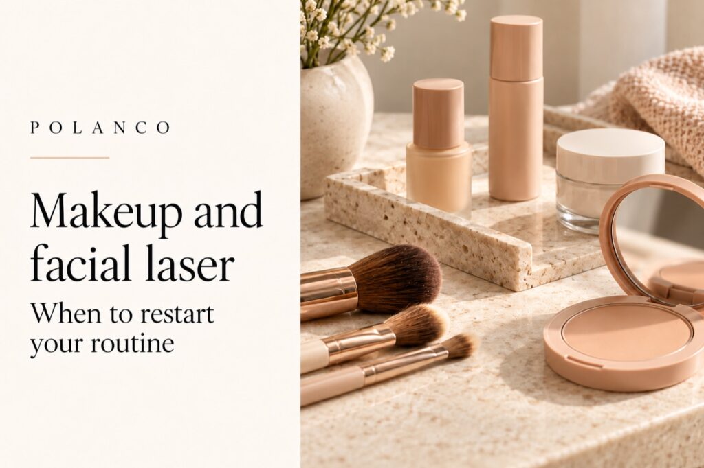 Cover image for the guide: Makeup after facial laser hair removal: plan your routine