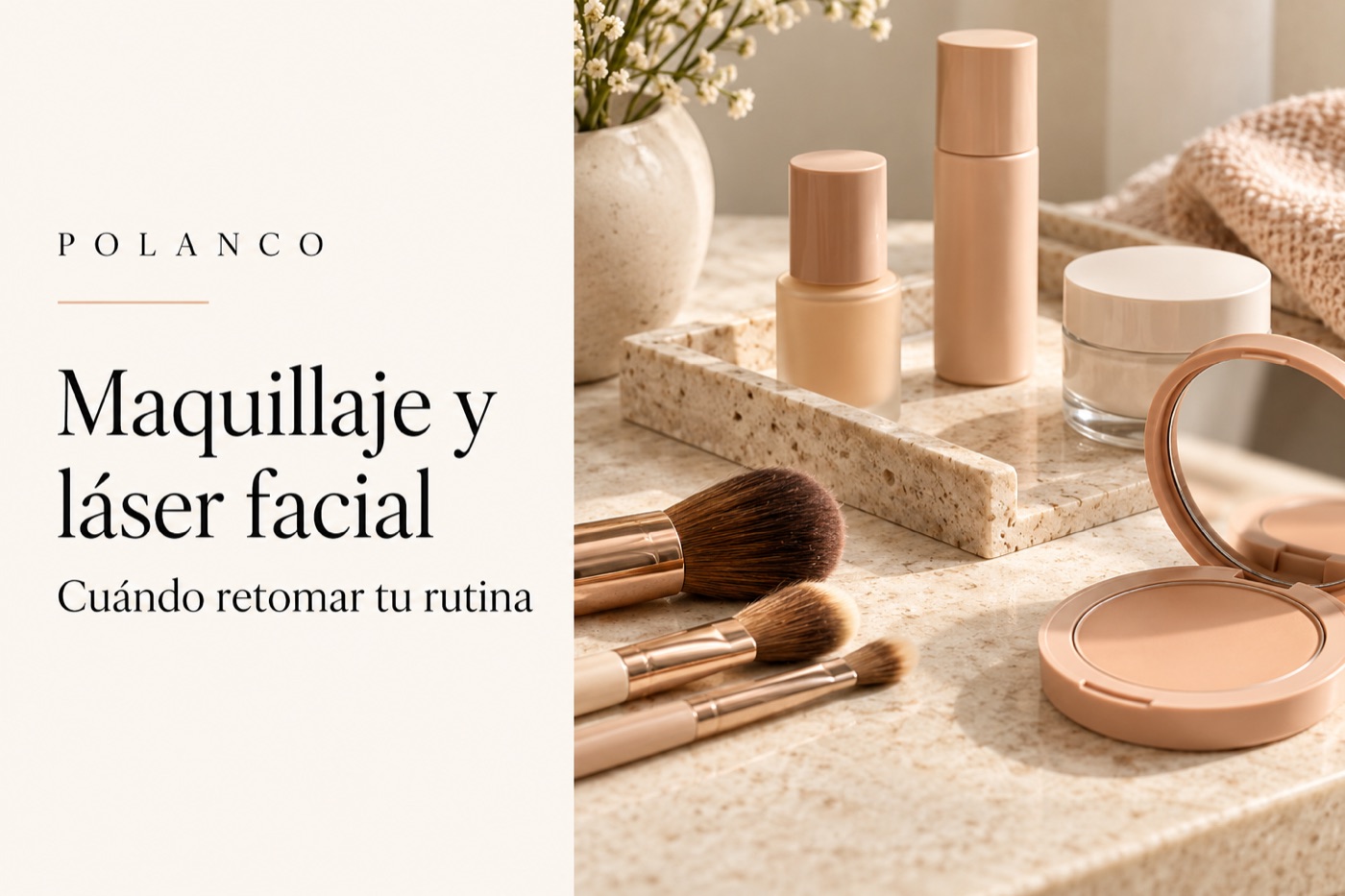 Maquillaje después de la depilación láser facial: prepara tu rutina · Portada ilustrativa