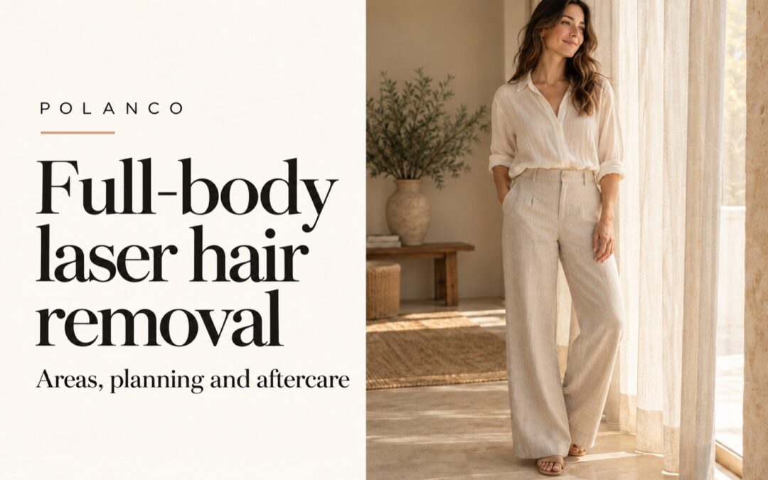 Full-body laser hair removal: areas, planning and aftercare · Illustrative cover