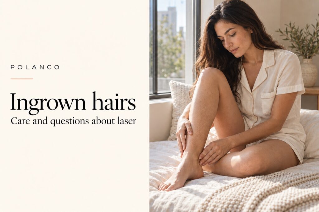 Cover image for the guide: Ingrown hairs and laser hair removal: care and useful questions